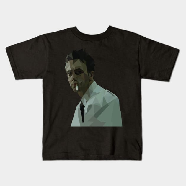 Edward Norton Kids T-Shirt by Hermanitas Design